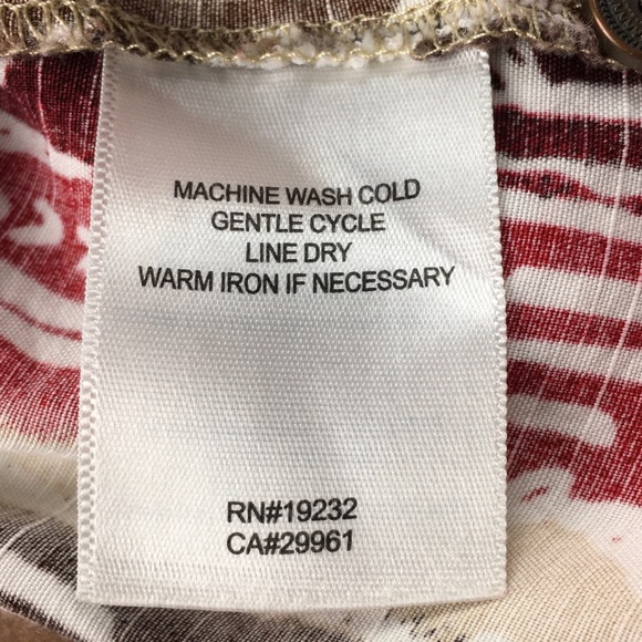 Alfred Dunner Print Button Down Top Shirt Size 8 - Picture 10 of 13